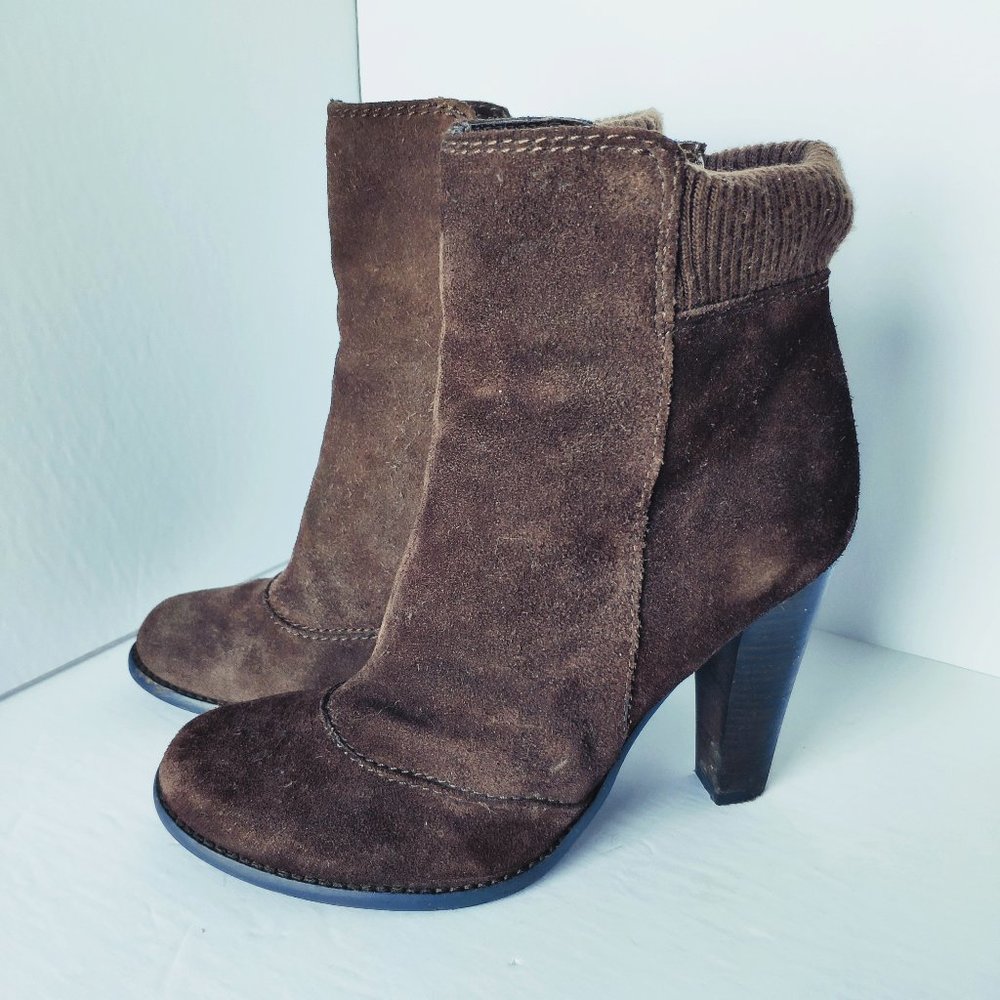 RALPH LAUREN Genuine Suede booties